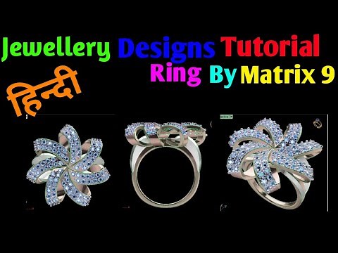 Twist Ring Making In Matrix 9 || Gemvision Jewelry Design PART-60