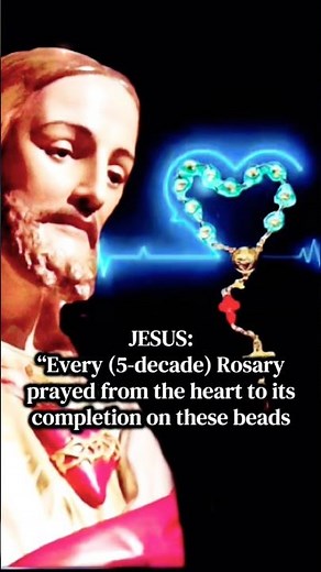 Jesus speaks of the Rosary of the Unborn #jesus #jesuschrist #rosary #prayer #catholic