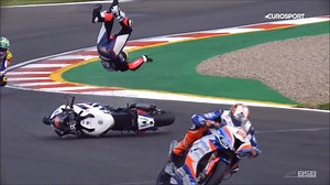 299K views · 2.3K reactions | Another day ... another spectacular crash at Donington Park  Thankfully, Keith Farmer was OK | Bennetts British Superbike Championship | Facebook