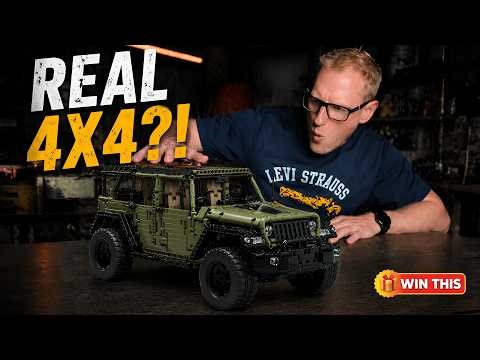 Best LEGO Technic 4x4 Jeep Alternative? NifeliZ Willis Review + Giveaway