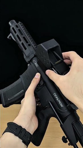 DDM4 PDW+Smoke Tracer.Who needs this as a Christmas Gift?#toys #airsoft #gelblaster