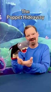 Puppet of the Day - Shark puppet made by Cate and Levi - The Puppet Hideaway with Eric Thomsen