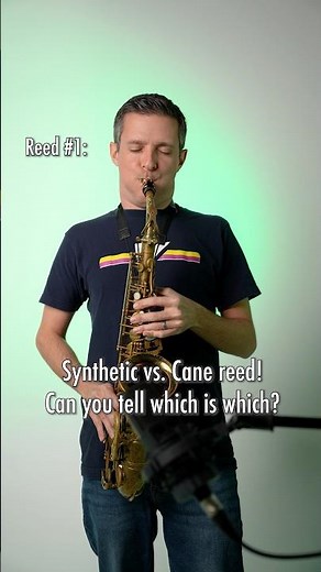 Synthetic vs Cane reeds, can you tell the difference? #vandoren #reeds