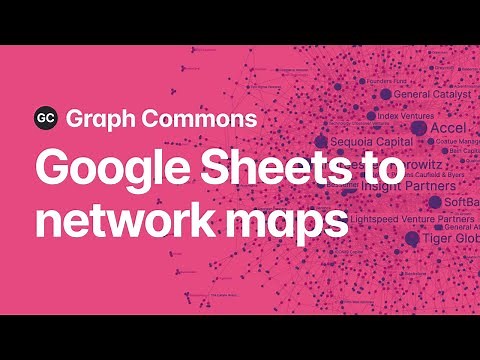 How to create interactive network maps from Google Sheets