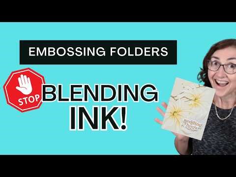 Embossing Folder Coloring Technique Every Cardmaker Should Try!