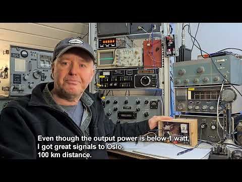 HOMEBREW QRP TUBE CW TRANSMITTER FOR 80 METER