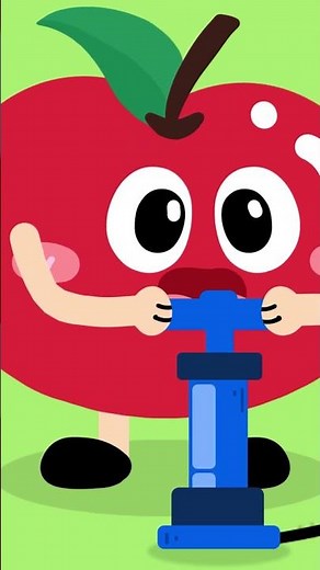 💥Pump! Pump! K on 🍦! #kidslearning #colors #fruits #abc #alphabet #englishlearning