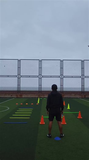 Circuito físico de coordinación para fútbol - 3 series con 1 min de recuperación