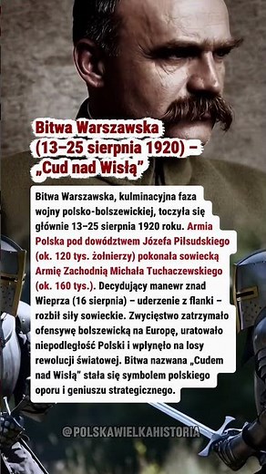 Bitwa Warszawska (13–25 sierpnia 1920) – „Cud nad Wisłą”
