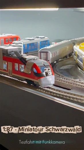 Unser Freund Jonas experimentiert für 1:87 - Miniatour Schwarzwald - Modellbahn mit einer Funkkamera um Videosignale per Funk zu übertragen. Das macht Mega Spaß 🤩. #modellbahn #modellbau #fahrvideo | 1:87 - Miniatour Schwarzwald - Modellbahn