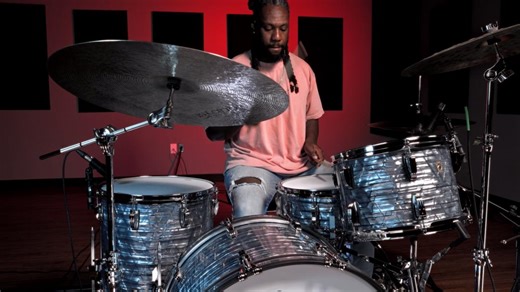 Ludwig wraps carry a certain swagger. Original, timeless, and always in style. This week we’re featuring Sky Blue Pearl. Bold, clean, and unmistakably Ludwig. More standout finishes coming soon. Which wrap speaks to you? #LudwigDrums #SkyBluePearl #ItHitsDifferent | Ludwig Drums