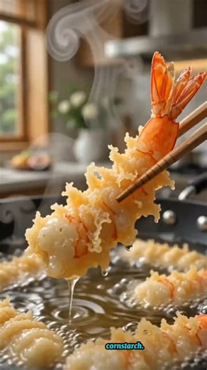 The secret recipe Crispy Tempura in 5 Minutes, So Easy! Authentic Japanese. #shorts