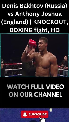 Denis Bakhtov (Russia) vs Anthony Joshua (England) KNOCKOUT, BOXING fight, HD 3