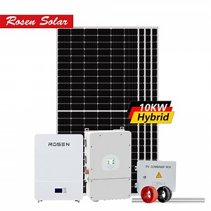 [Hot Item] 10 Kw on Grid Solar System Solar Energy Products10kw Solar Panel System with Lithium Battery
