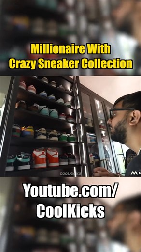 Millionaire With Crazy Sneaker Collection 👟😳 #Coolkicks #sneakerhead #collection | Coolkicksla