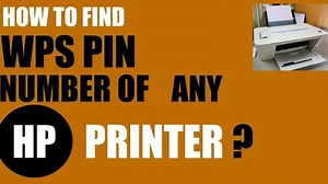 How to find the WPS PIN number of Any HP Printer ?
