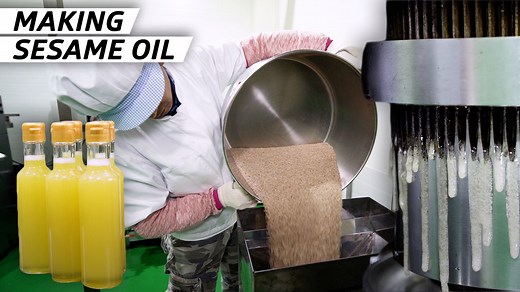 How some of the freshest, purest, farm-to-bottle sesame oil is made by hand in South Korea | Eater