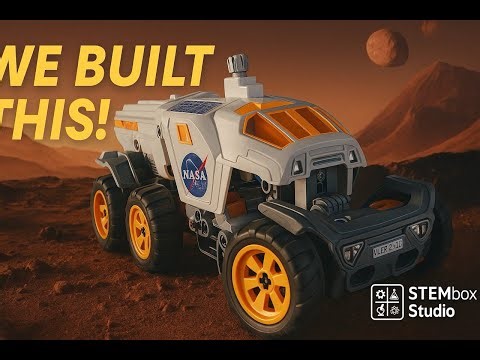 We Built a Mars Rover Using a STEM Toy Kit! | Science & Play Challenge 🚀