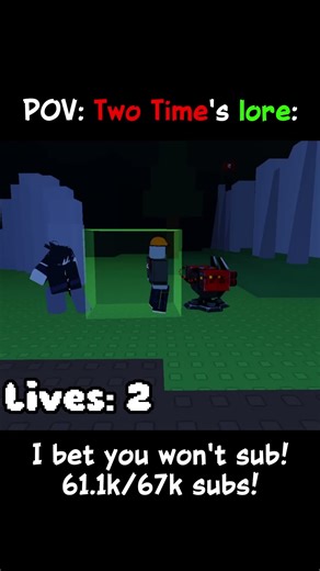 POV: How Two time's lore is in Forsaken😭😭 || #roblox #forsaken #fyp