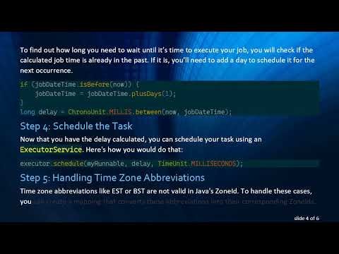 How to Execute a Job at a Certain Time in a Different Timezone