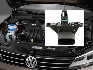 2015 VW Jetta S MAP Sensor Location