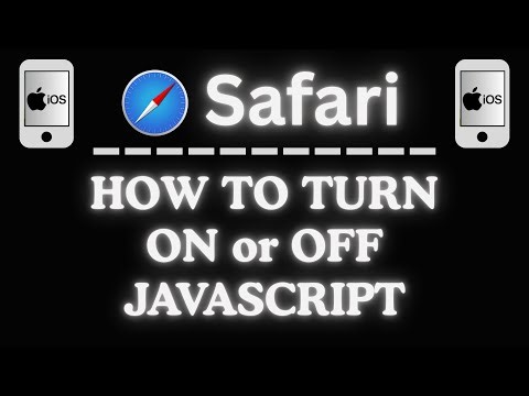 How to Turn On or Off JavaScript in the Safari browser using an iPhone | iOS Tutorial