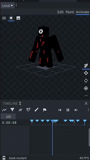 I made this animation seek in blockbench
