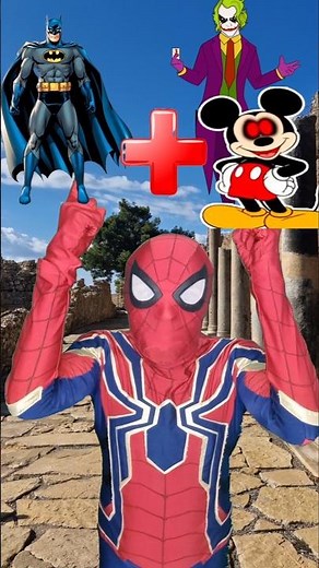 Batman + Joker and Mickey Mouse EXE = Marvel Animation