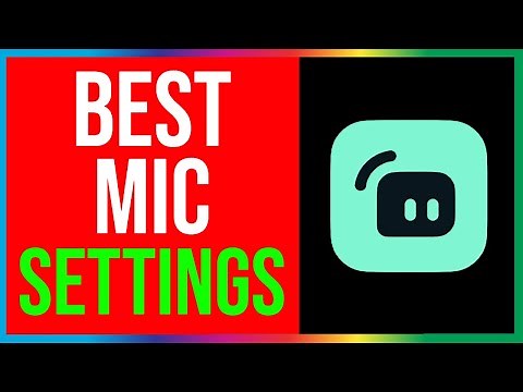 Streamlabs BEST Mic Settings (2026)