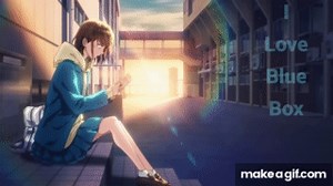 Blue Box on Make a GIF