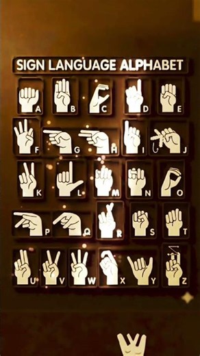 Learn ASL Alphabet in 30 Seconds | A-Z American Sign Language #Shorts