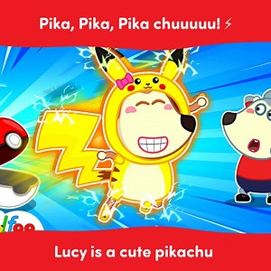 10-Million-Volt thunderbolt ⚡ Go goooooo! ⚡ #Wolfoo #kids #children #pikachu | Wolfoo Kids Cartoon