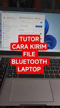 Tutorial kirim file bluetooth laptop