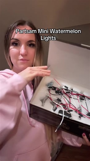 Check out these awesome Partsam Mini Watermelon Lights!! @semi_crazy_peteguy @PARTSam #truckerswife #peterbilt #trucker #kenworth #watermelonlights