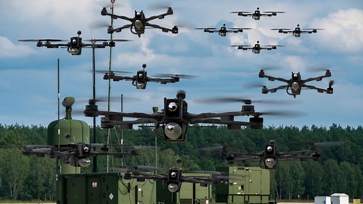 Lockheed, IBM debut smart drone swarms that think, hunt together