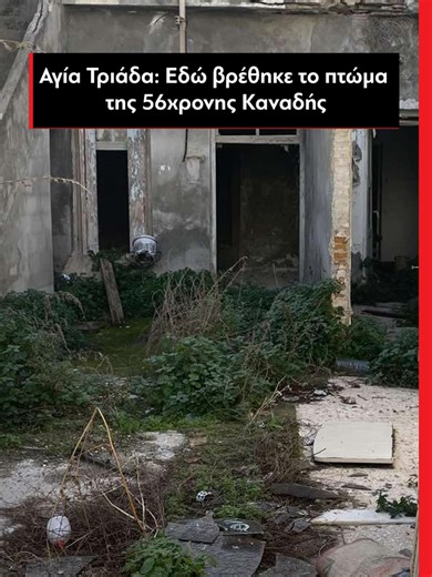 Σοκαρισμένοι είναι οι κάτοικοι της περιοχής από το μακάβριο εύρημα, στο οποίο βρέθηκε μπροστά ένας περαστικός χθες το μεσημέρι (8/1) στην περιοχή Αγίας Τριάδας, στο κέντρο του Ηρακλείου. Το πτώμα της 56χρονης Καναδέζας εντοπίστηκε σε εγκαταλελειμμένο οίκημα στην οδό Ντεντιδάκηδων και Κούρτικα, και αμέσως ειδοποιήθηκαν οι αστυνομικές αρχές, που απέκλεισαν το σημείο. Οι κάτοικοι αναφέρουν ότι η περιοχή μύριζε άσχημα από την Πρωτοχρονιά, όμως κανείς δεν είχε αντιληφθεί κάτι στο ερειπωμένο οίκημα έω
