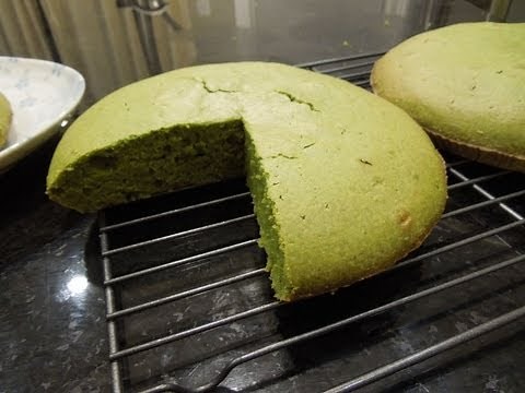 Easy Japanese Green Tea Matcha Cake Recipe