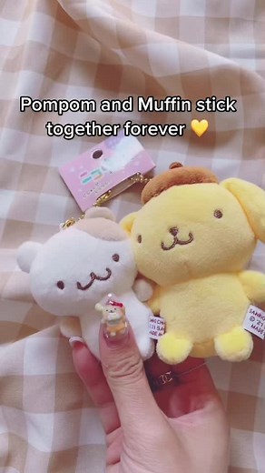 Muffin is pompompurins hamster bestie 💛 #singingtexttospeech #pompompurin #pompompurincollector #kawaiifinds #cutestufftobuyonline #sanriotok #sanrioplush