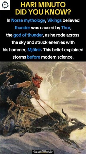 Why Vikings Thought Thunder Was a God #history #historyfacts #vikings