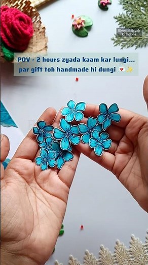 DIY Paper Flowers 🩵। #papercraft #flowermaking #viralvideos #trendingnow