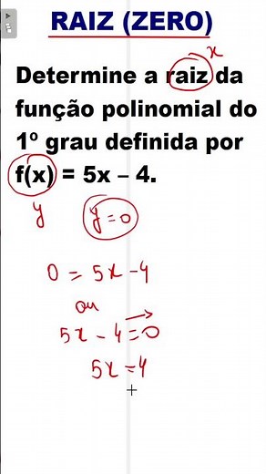 ROOT OF A FUNCTION. LEARN NOW. Determine the root of the first-degree polynomial function defined...