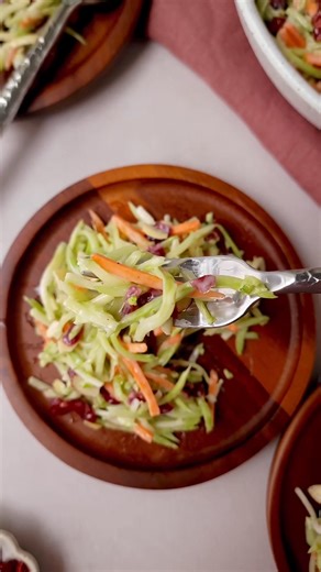 Broccoli slaw that is so simple and so tasty, it will blow your mind! A simple creamy homemade dressing and some veggies is all you need! 🥦🥕✨ Recipe: https://ohsweetbasil.com/broccoli-slaw-by-jennifer/ #ohsweetbasil #recipe #dinner #broccoli #slaw #veggies | Sweet Basil