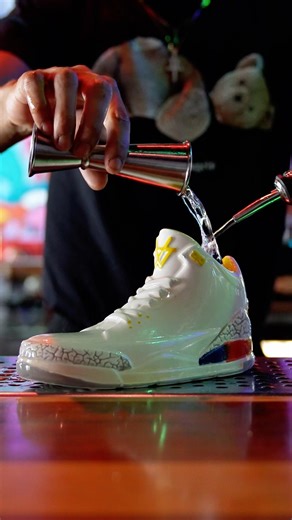 Drinks in Sneakers 👀 You Keep the Glass