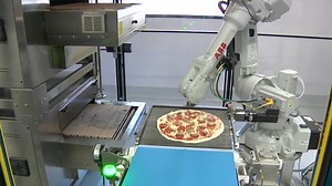 This restaurant is using robots to make pizza