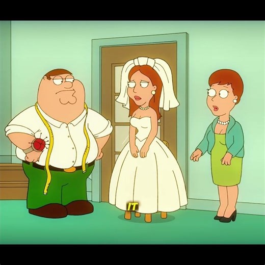 Nice wedding dress 🤣 #familyguy #shorts