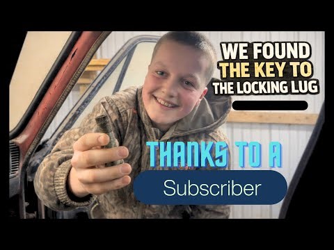 A Subscriber Solved the Mystery! | Chevy LUV Lug Key found.