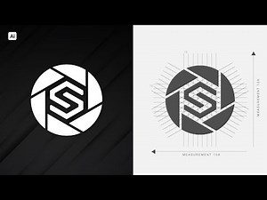 How to Design a Perfect S Monogram Logo in a Polygon | Step-by-Step Logo Tutorial