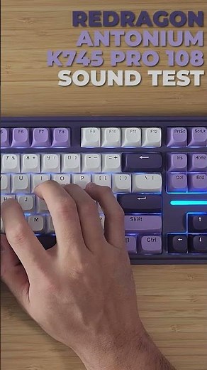 ANTONIUM K745 PRO | Mechanical Keyboard Sound Test
