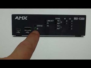 Hard Reset AMX MU Series Automation Controller