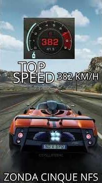all cars top speed in Need For Speed Hot Pursuit Remastered in order